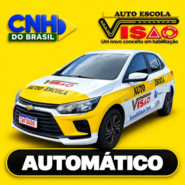 Carro automático — Categoria B na Autoescola Visão