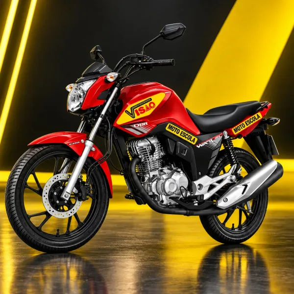 Honda CG 160 da Autoescola Visão