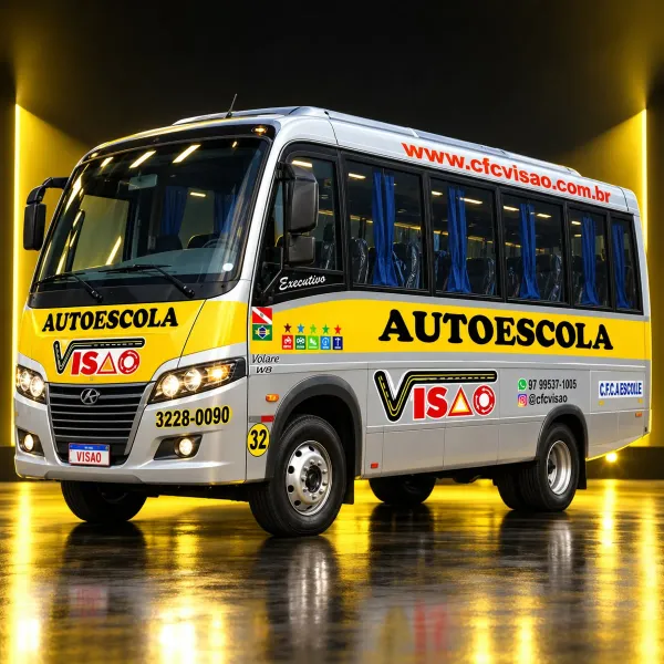 Ônibus da Autoescola Visão, categoria D